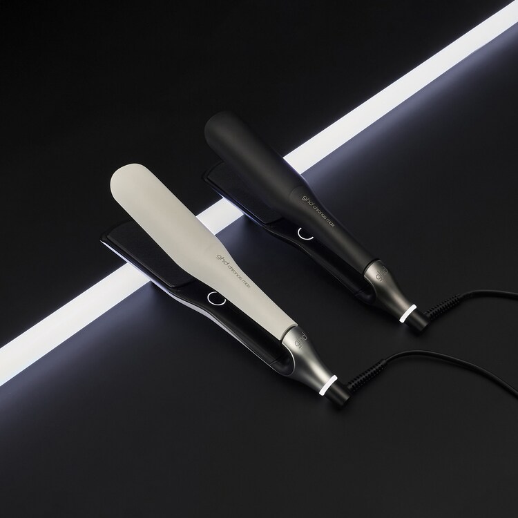Chronos max - plancha de pelo con placas anchas negra