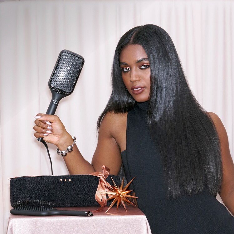 ghd glide+ max gift set - hot brush professionale