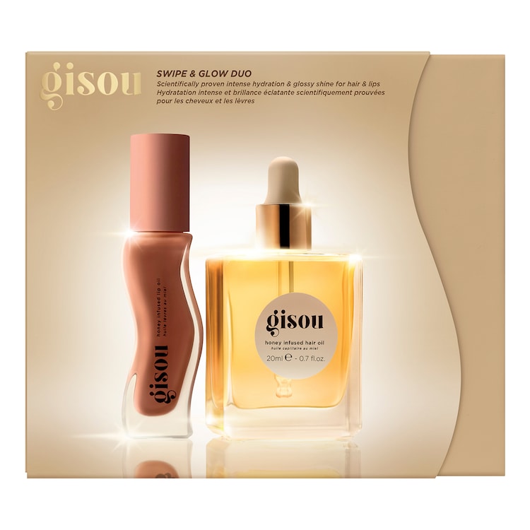 Swipe & Glow Duo - Coffret soins cheveux et lèvres