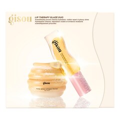 Lip Therapy Glaze Duo - Kit f&ouml;r l&auml;ppv&aring;rd, GISOU