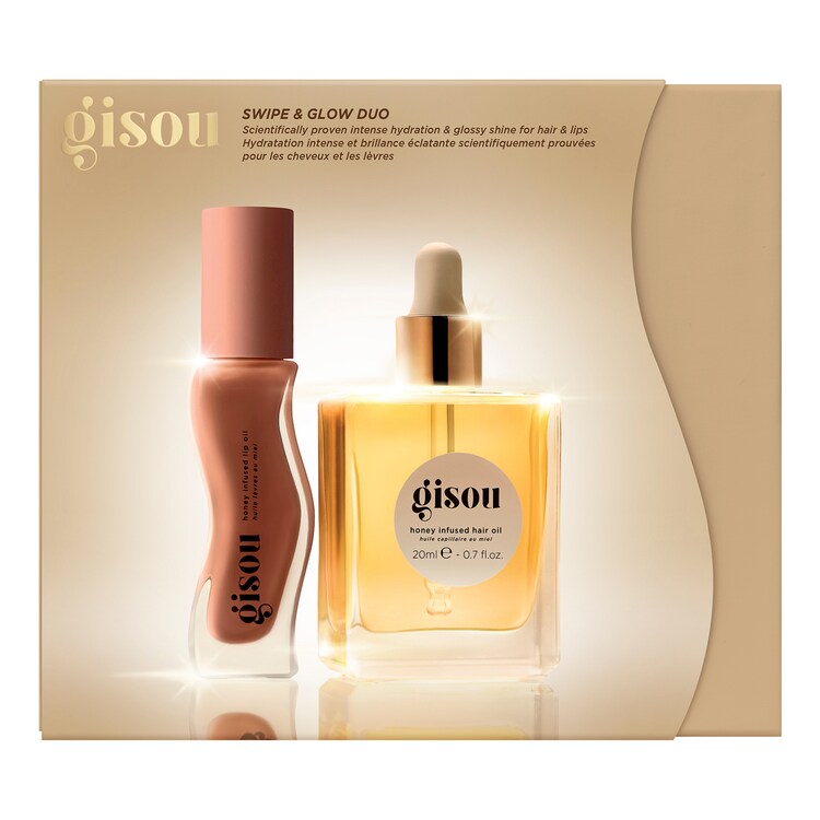 Swipe & Glow Duo - Zestaw do pielęgnacji włosów i ust