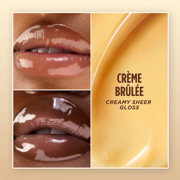 Honey Glaze Collagen Therapy - Máscara labial hidratante edição “Crème Brûlée”