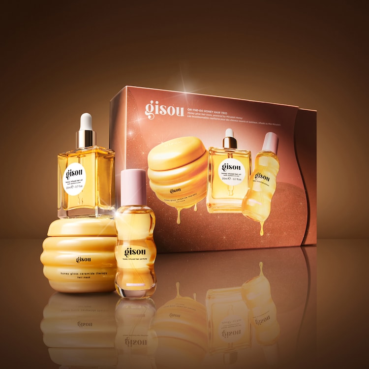 On-The-Go Honey Hair Trio - Conjunto de cuidados p/ o cabelo com infusão de mel
