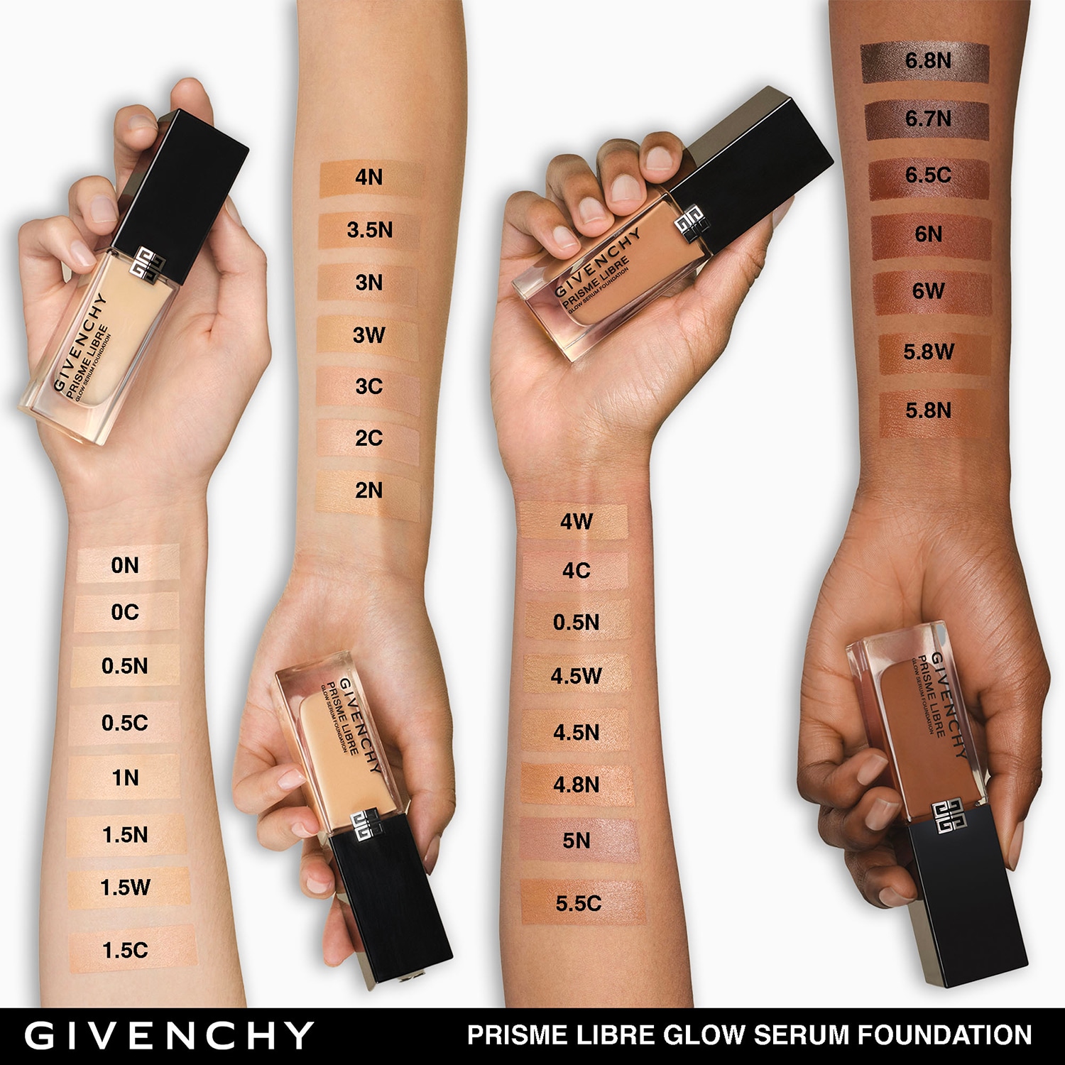 ファンデーション GIVENCHY Glow Serum Foundation 2N 30ml Prisme Libre Glow Serum Foundation - Fond de ten | Givenchy ≡ SEPHORA