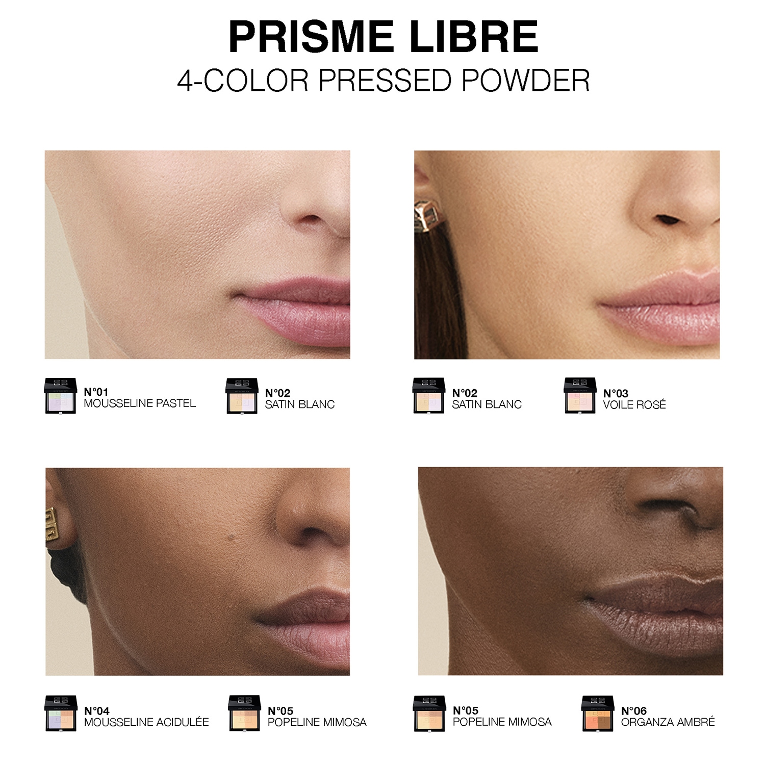 Prisme Libre 4-Color Pressed Powder - Pudra compacta Prisme Libre