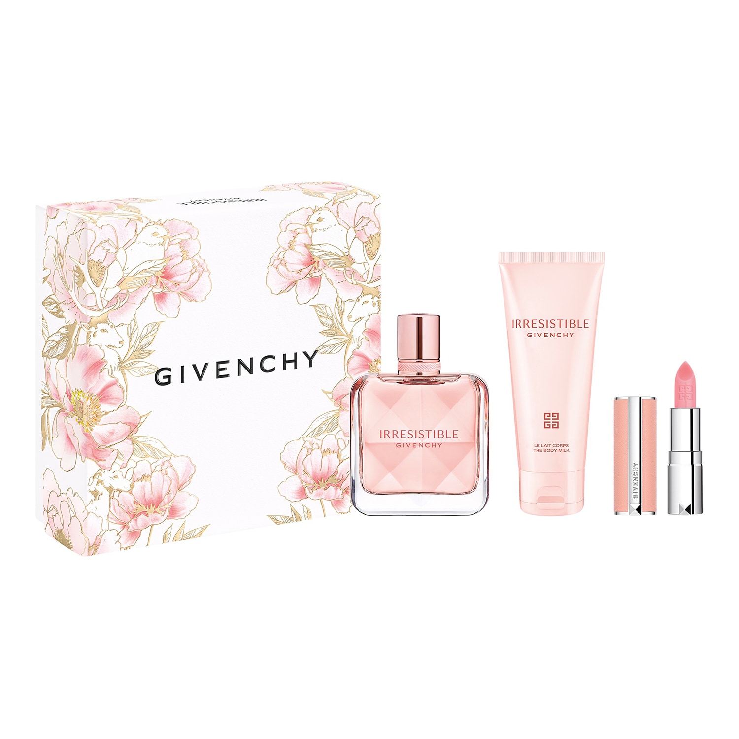 Givenchy Geschenkset IRRESISTIBLE Eau de Parfum, Bodylotion und Lippenstift