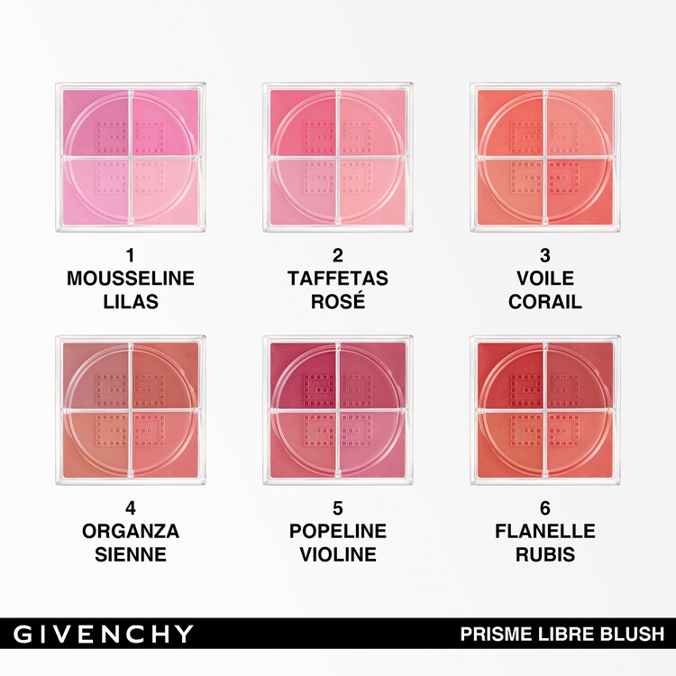 Prisme Libre Blush - Pudrowy róż w 4 kolorach