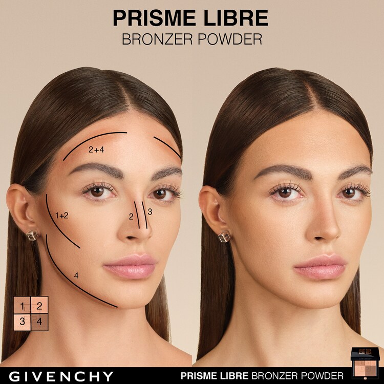 Prisme Libre Bronzer Powder - Poudre bronzante et sculptante 4 Couleurs