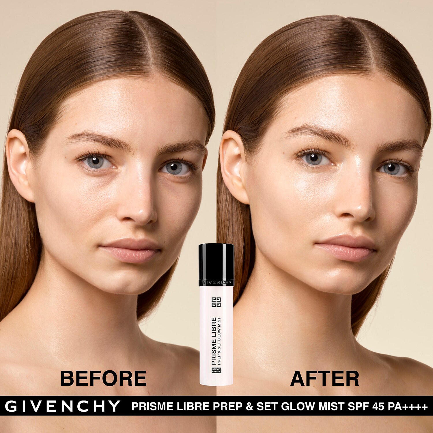 Мист для макияжа Prep & Set Glow с SPF45 Givenchy Prisme Libre, 70 мл