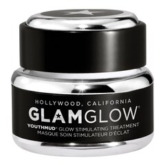 Youthmud Travel Size - Mascarilla de tratamiento de brillo exfoliante, Glamglow