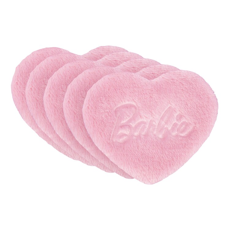 Ultrasoft Reusable Pads Barbie Hearts - Płatki do zmywania makijażu