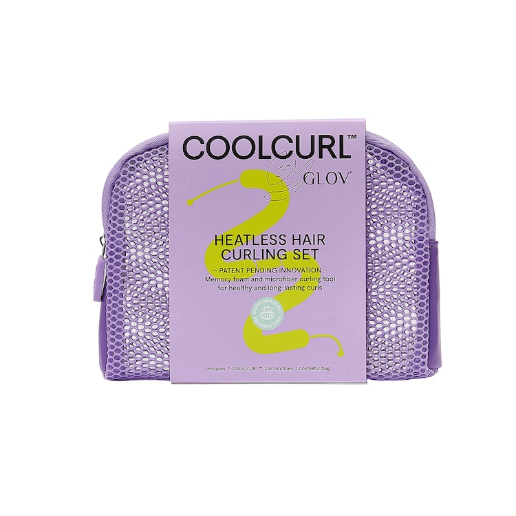 Heatless Hair Curling Set CoolCurl Bag Black - Wałek do włosów