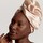 Double-Sided Satin Hair Towel Wrap - Dwustronny Turban Do Włosów Champagne