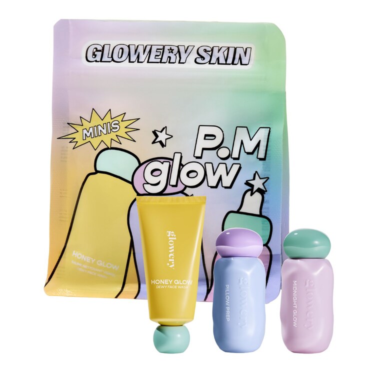 Minis P.M. Glow - Trio regenerujące do twarzy na noc
