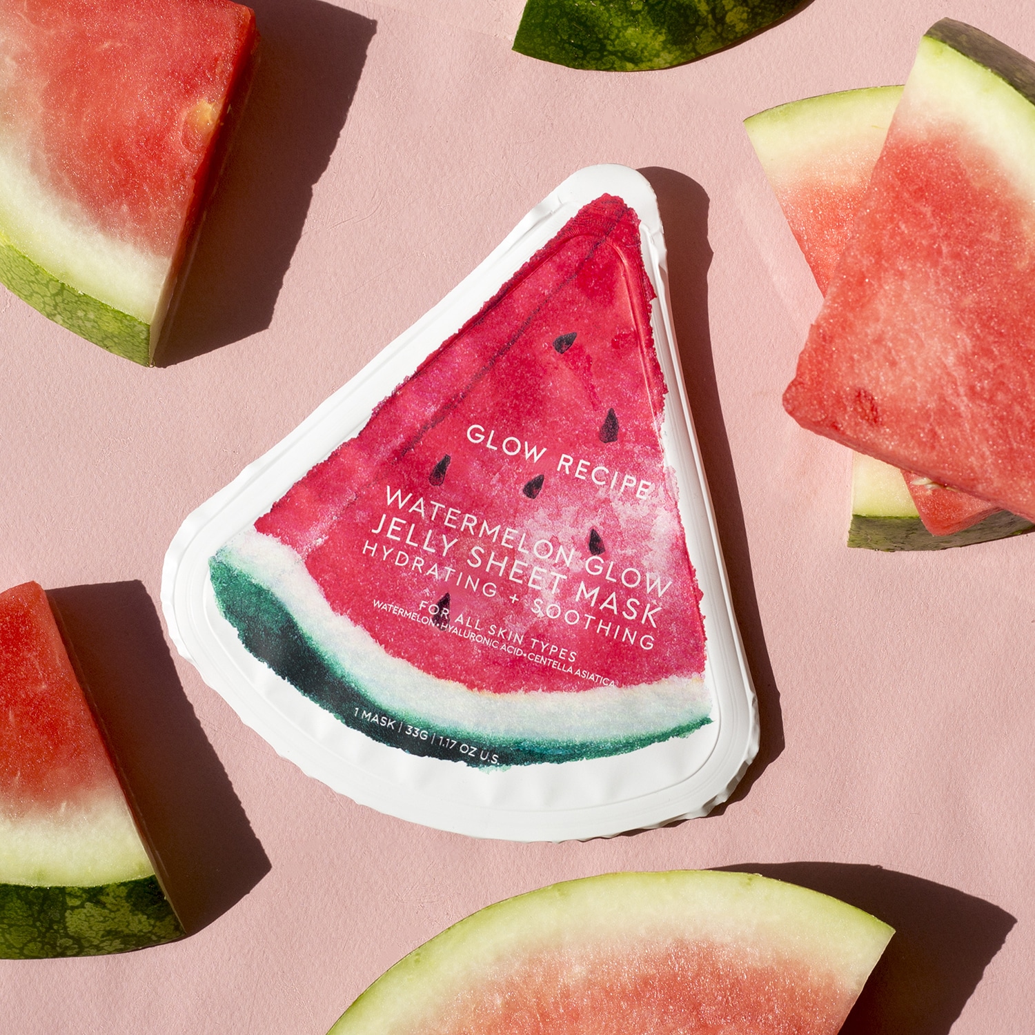 Watermelon Glow Hydrating & Soothing Jelly Sheet Mask
