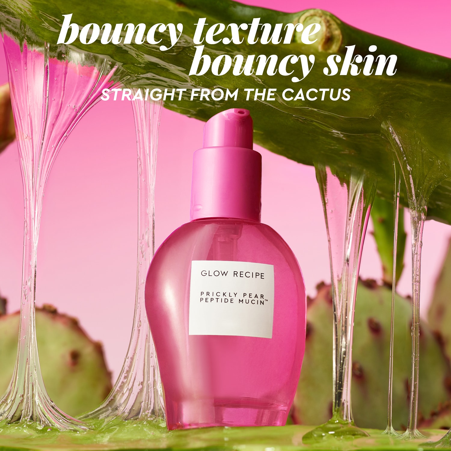 Prickly Pear - Peptide Bouncy + Hydrating Skin Barrier Vegan Mucin Face Serum