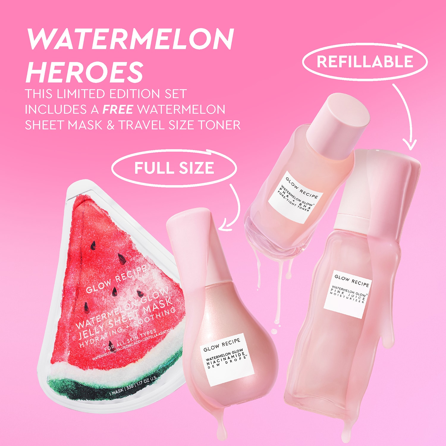 Watermelon Glow Dewy Skin Routine™