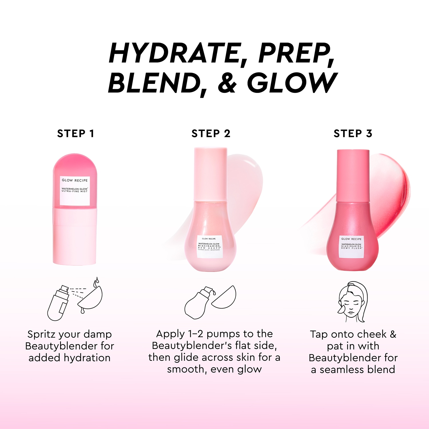 Beautyblender x Glow Watermelon Best-Sellers