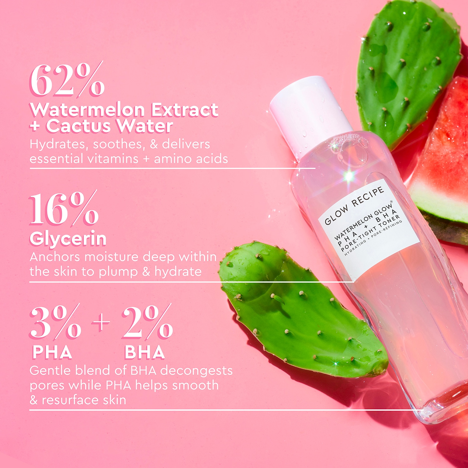 WATERMELON GLOW PHA+BHA Pore-Tight Toner