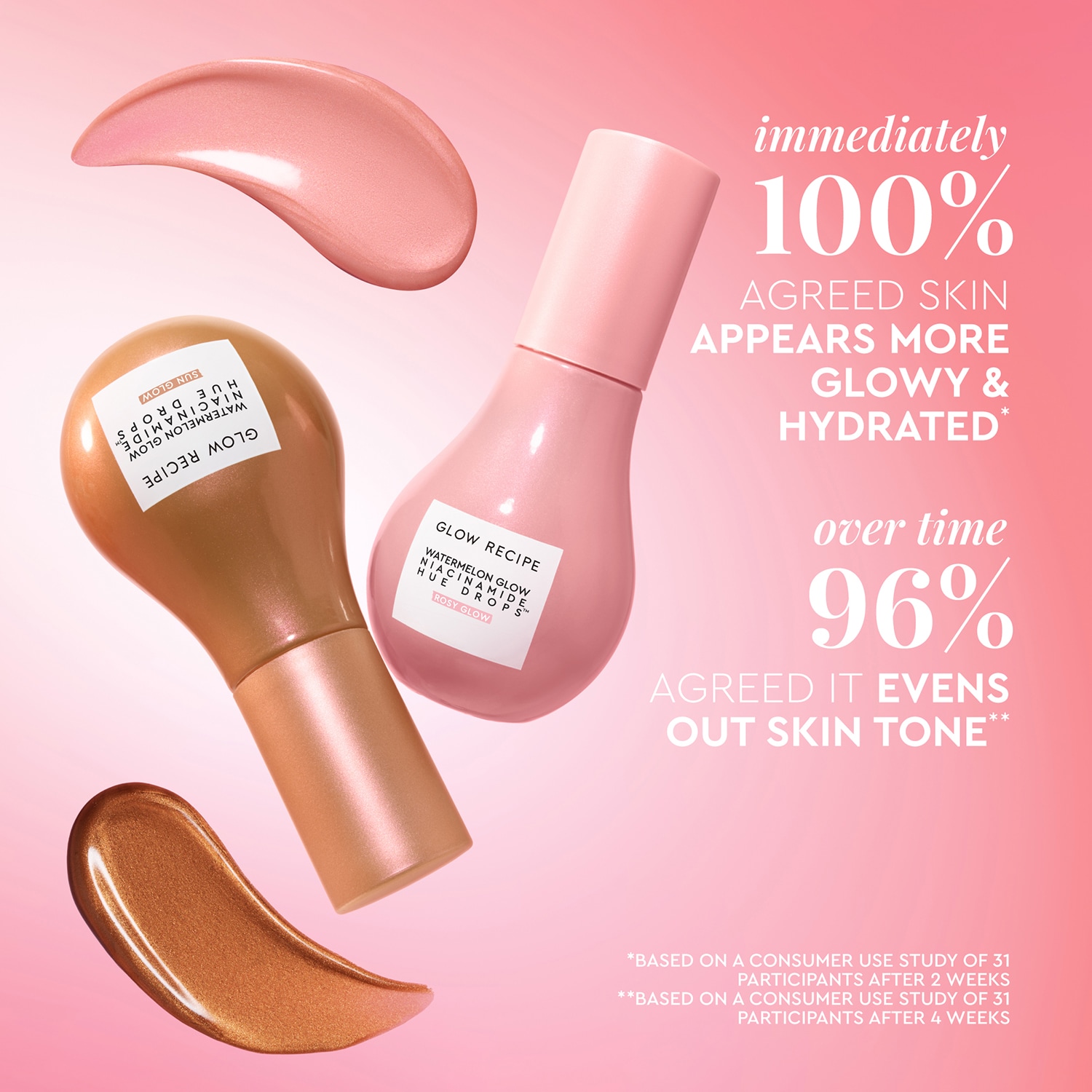 Watermelon Glow Niacinamide Hue Drops Tinted Serum