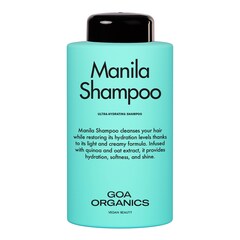 Manila Shampoo - Ultra-fugtgivende shampoo til alle h&aring;rtyper, GOA ORGANICS