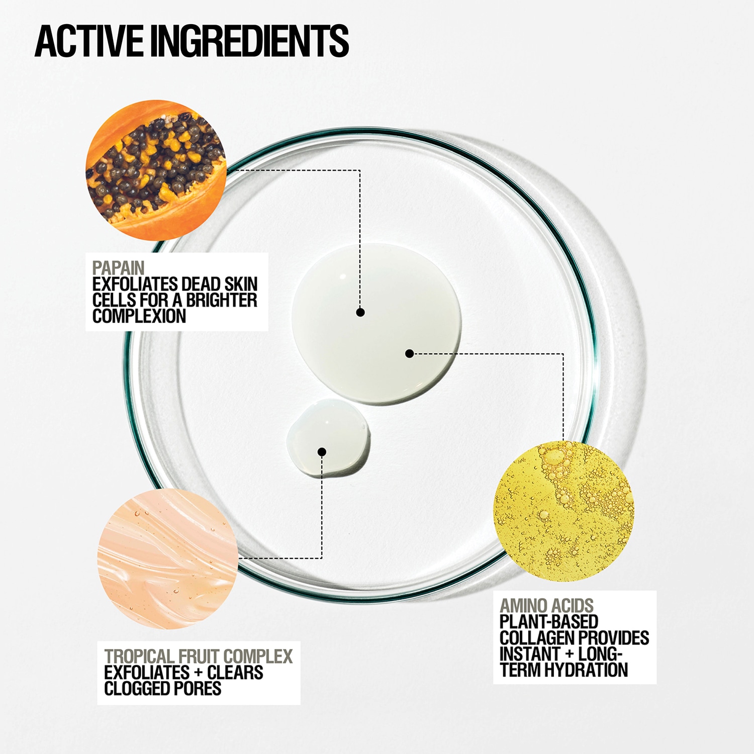 Enzyme Exfoliator - Amino Acid, Papain + Fruit Complex