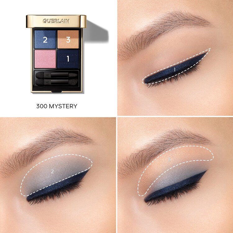 OMBRES G - LIDSCHATTEN-PALETTE MIT 4 FARBEN