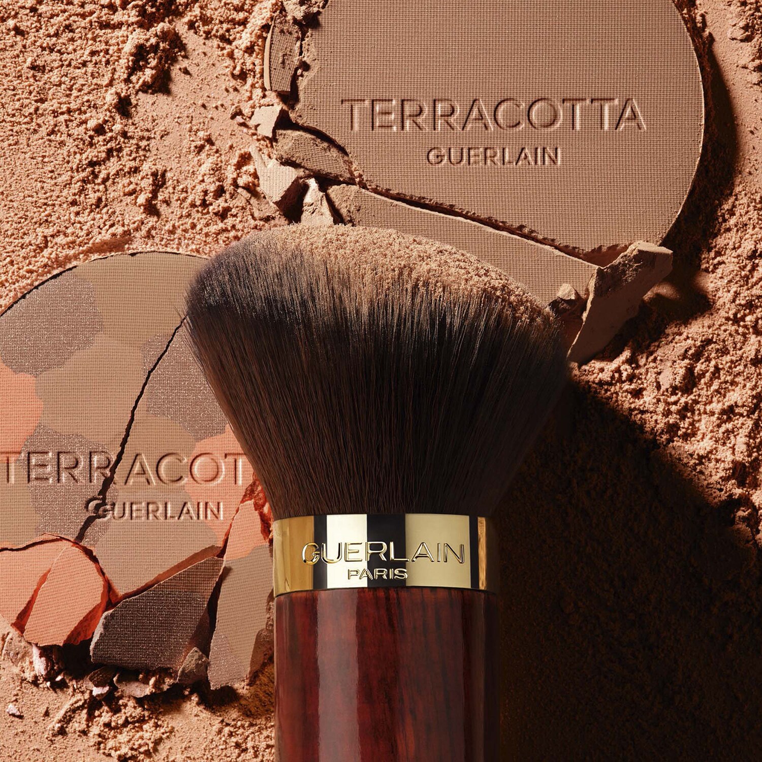 Макияж для лица "Сияние кожи" GUERLAIN Terracotta The Bronzing Powder, 10 г, оттенок 02 Medium Cool — фото 5