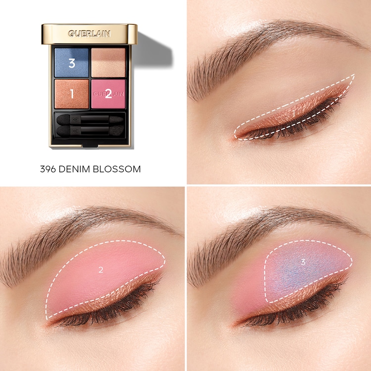 Ombres G Denim Blossom Quarteto de sombras - edição limitada