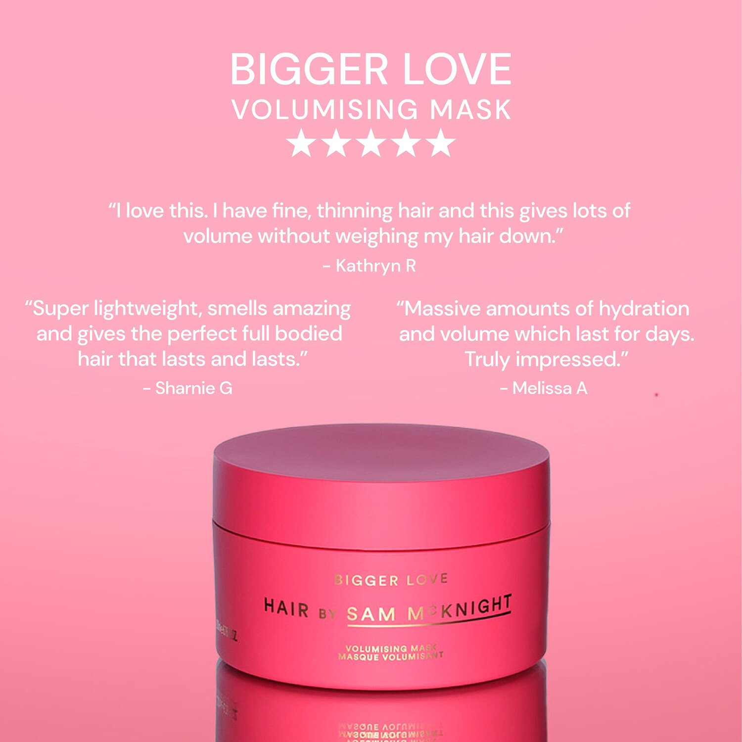 Bigger Love 5-Minute Volumising Treatment Mask