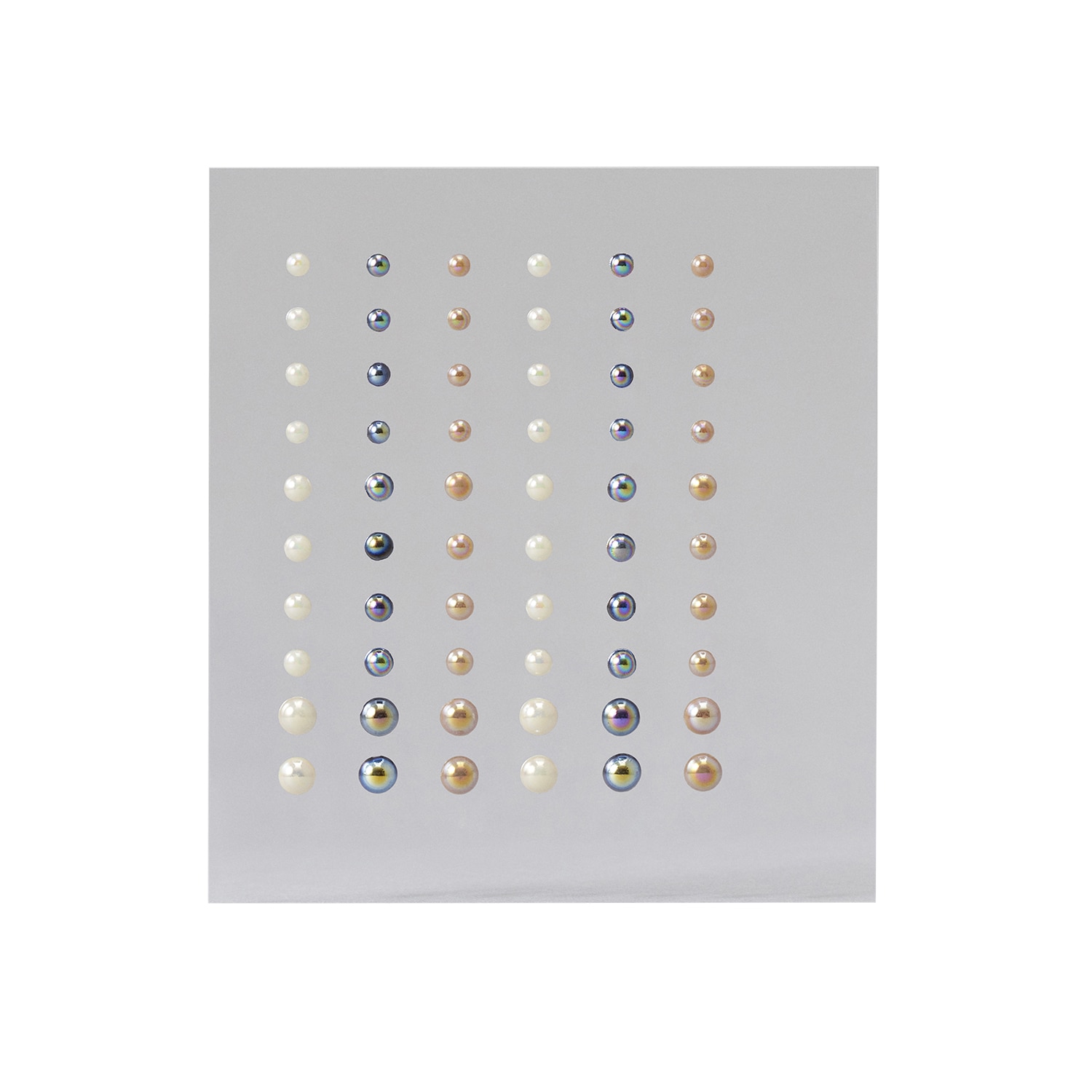 Self-Adhesive Face Pearls - Classic Iridescent