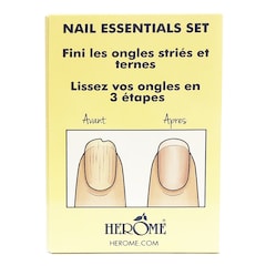 Set essentiel pour ongles abim&eacute;s - Coffret soin des ongles, HEROME