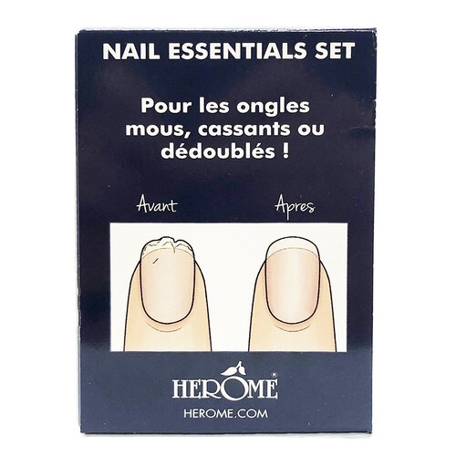 HEROME - Set essentiel pour ongles mous