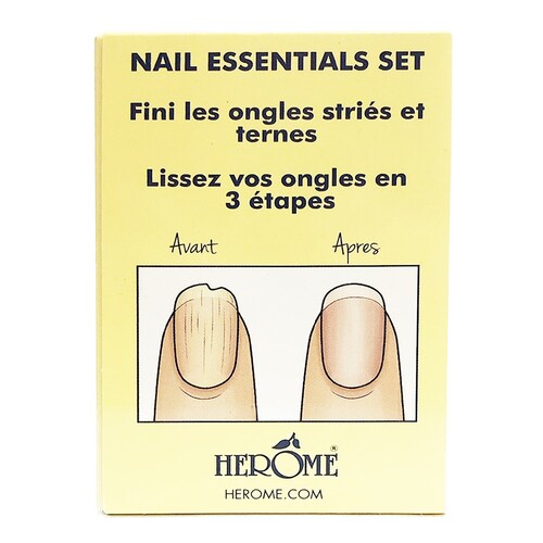 HEROME - Set essentiel pour ongles abimés