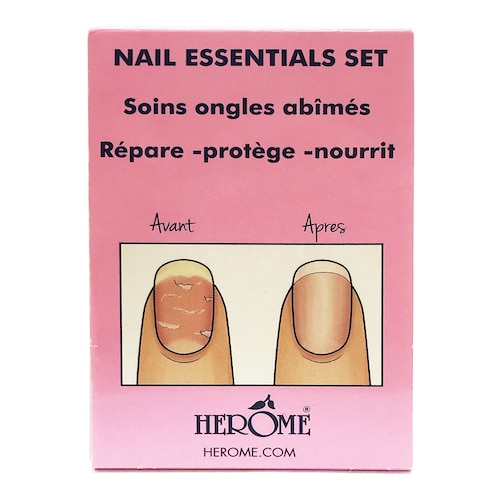 HEROME - Set essentiel pour ongles stries et ternes