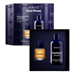 Oud Rose - Coffret parfum et gel douche, HORACE