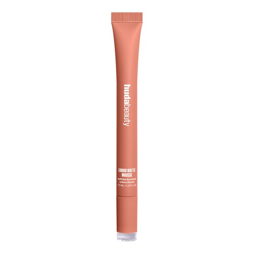 Huda Beauty - Liquid Matte Mousse - Liquid Mat Læbestift Med Fløjlsfinish - Liquid Matte Mousse Honey Nude - For Women
