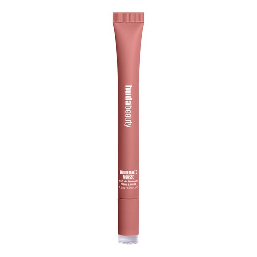 Huda Beauty - Liquid Matte Mousse - Liquid Mat Læbestift Med Fløjlsfinish - Liquid Matte Mousse Rosey Nude - For Women