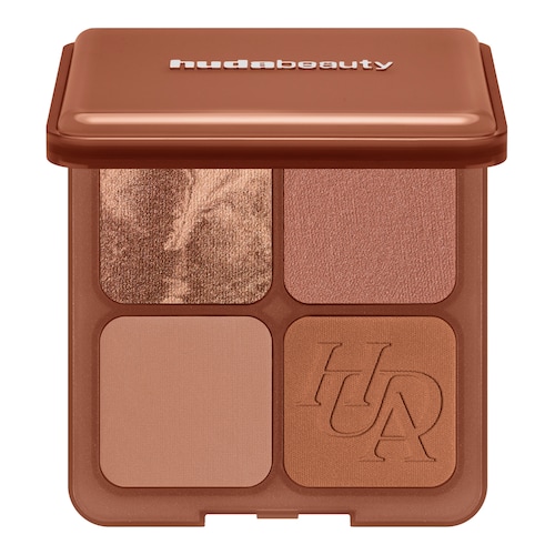 Huda Beauty - Bronze Filter Palette - Bronzer-palette - Bronze Filter Palette Medium - For Women