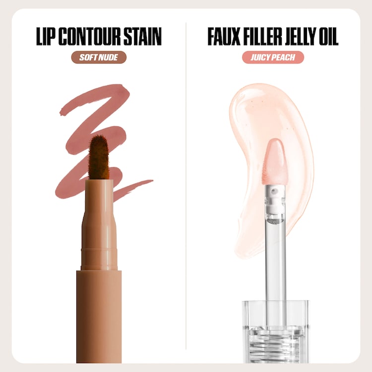 Makeout Sesh Lip Duo Peachy Nudes - Set para labios