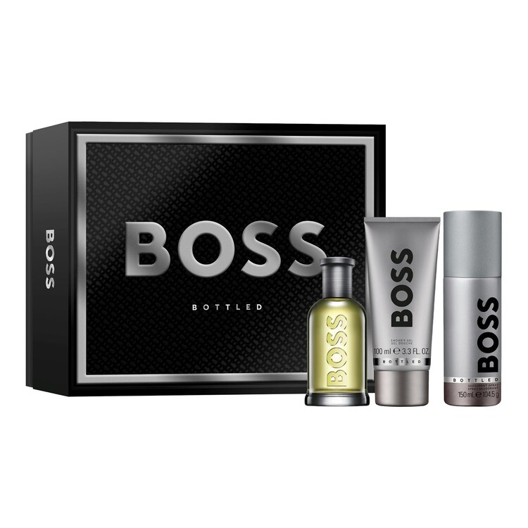 Boss Bottled - Zestaw Świąteczny Woda Toaletowa, Żel do Mycia, Dezodorant