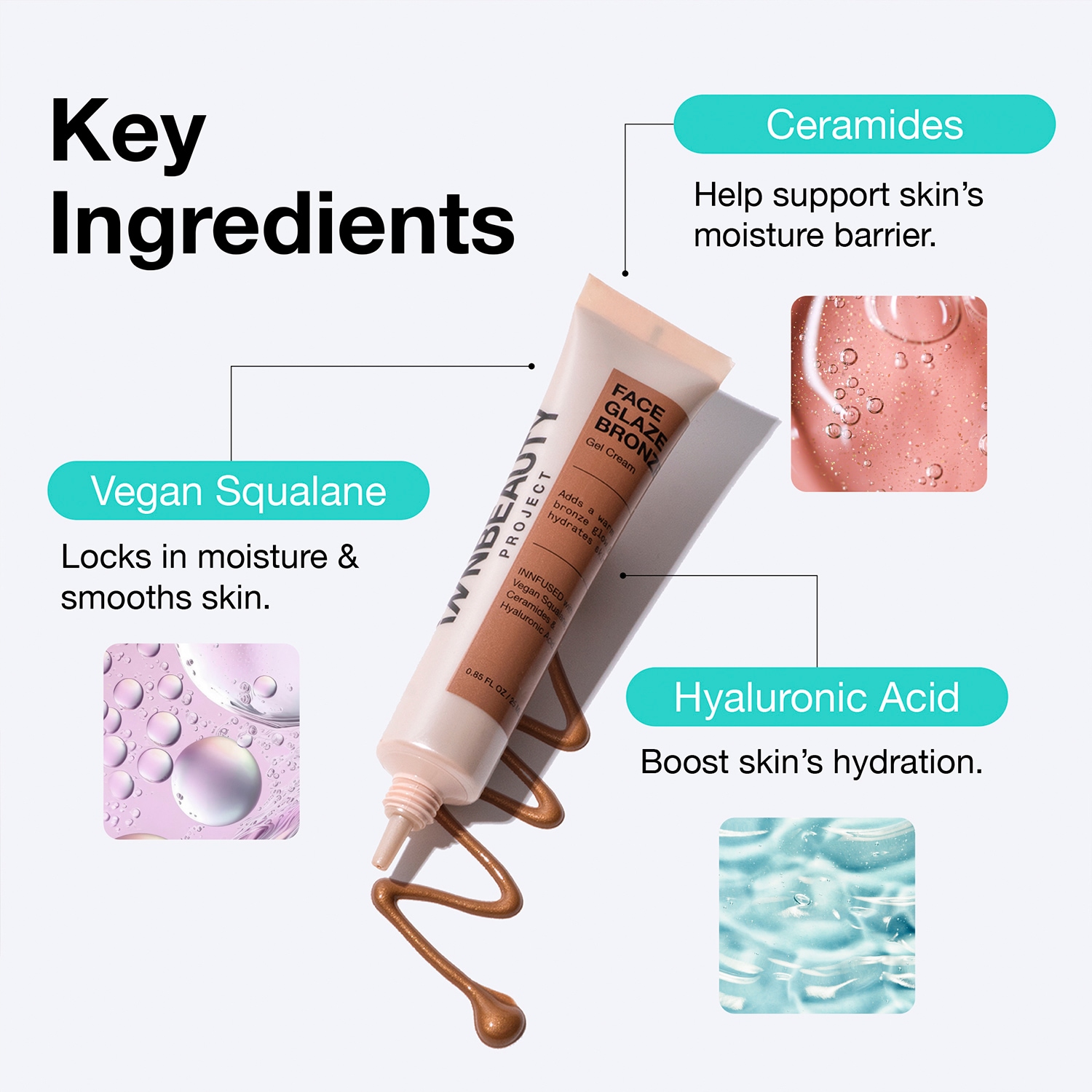 Bronze Face Glaze Gel Cream
