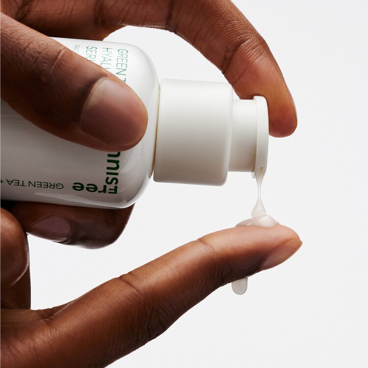 Ser acid hialuronic cu boabe de ceai verde - ser hidratant