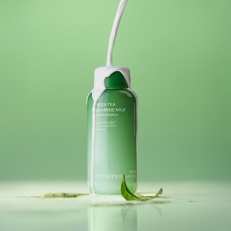 Green Tea Ceramide Milk Barrier Essence - Återfuktande essens