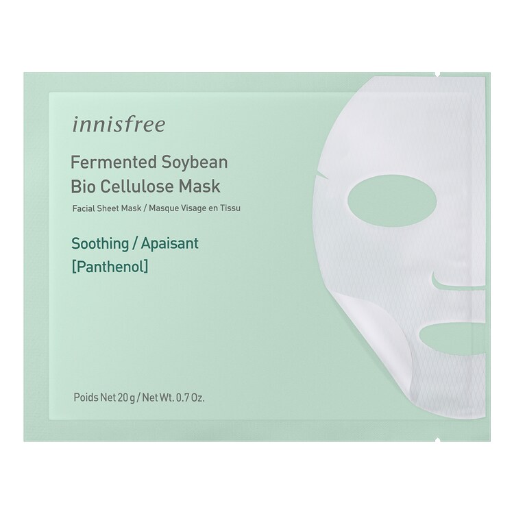 Mascarilla de Soja Fermentada Bio-Celulosa - Calmante Pantenol