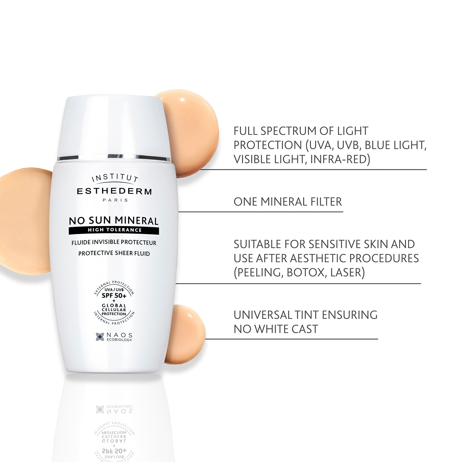 No Sun SPF 50+ Mineral Screen Protective Sheer Fluid