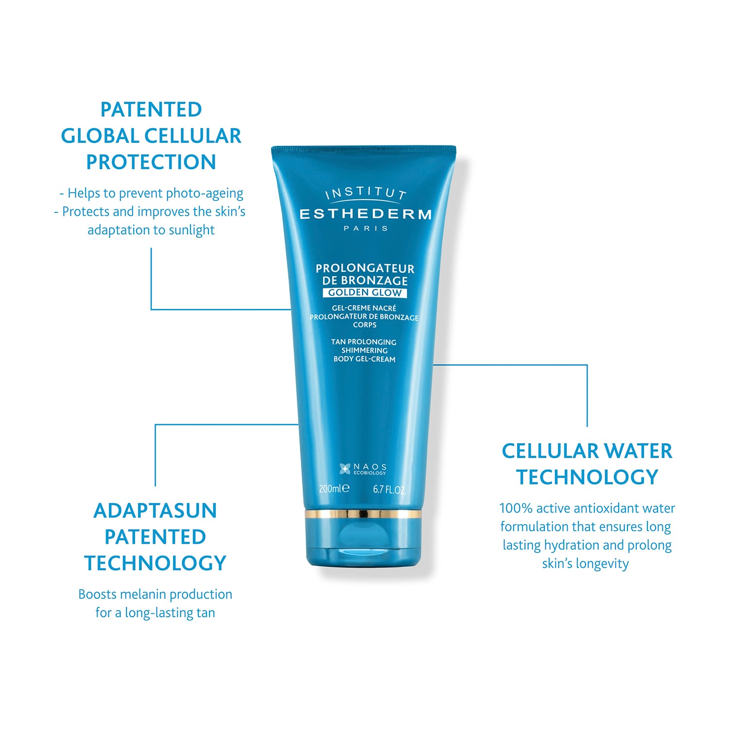 Tan Prolonging Shimmering Body Gel-Cream