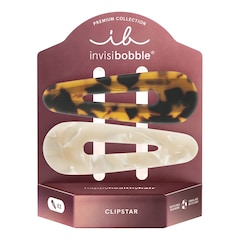 CLIPSTAR&nbsp;PREMIUM - Barrettes &agrave; cheveux, INVISIBOBBLE