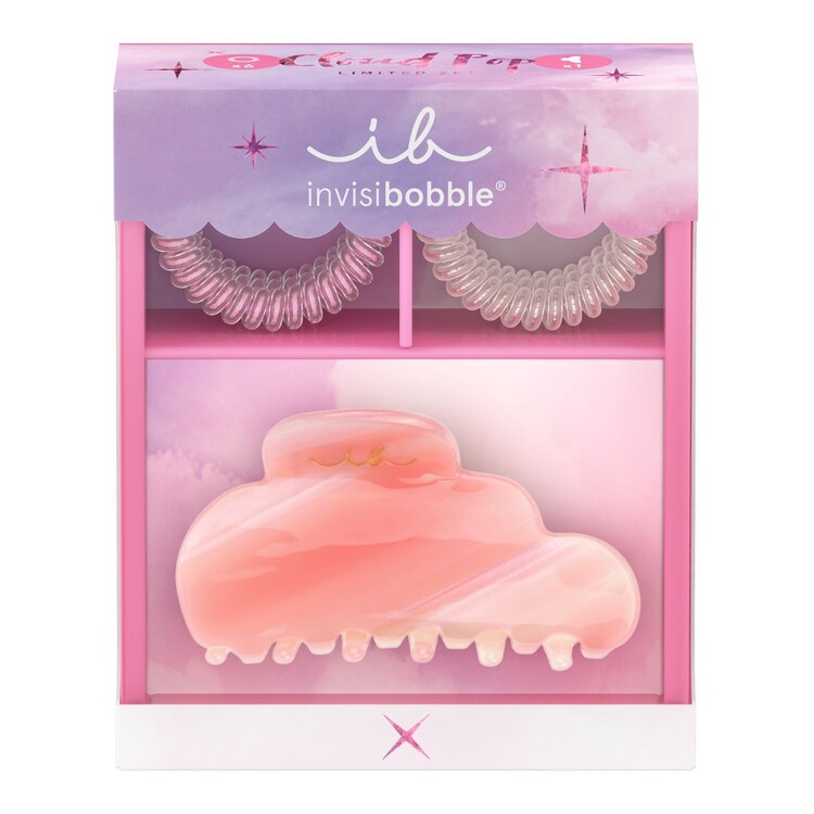 CloudPop – Estuche de Gomas y Pinza para el Cabello