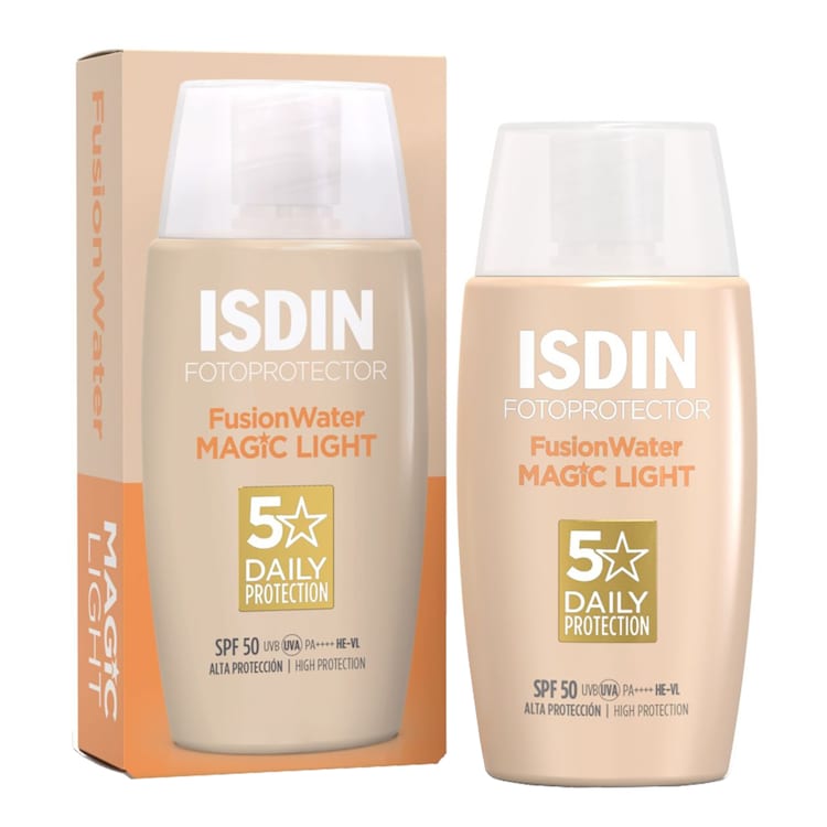 Fotoprotector ISDIN Fusion Water MAGIC Light SPF 50